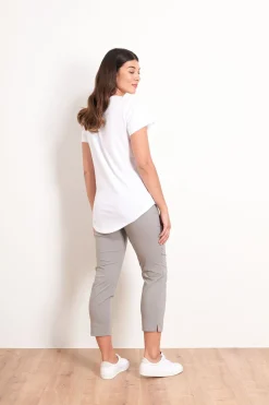 Hot Fuss Free Capri - Pebble - F4 Ladies Pants