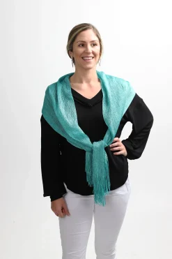 Clearance Gatsby Shawl | Emerald | SR165 Scarves & Wraps