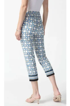 Online Geometric Print Pant - Vanilla/Multi - JR27 Ladies Pants