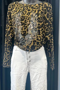 Gia Sweatshirt - Leopard - AS1 Shirts & Tops