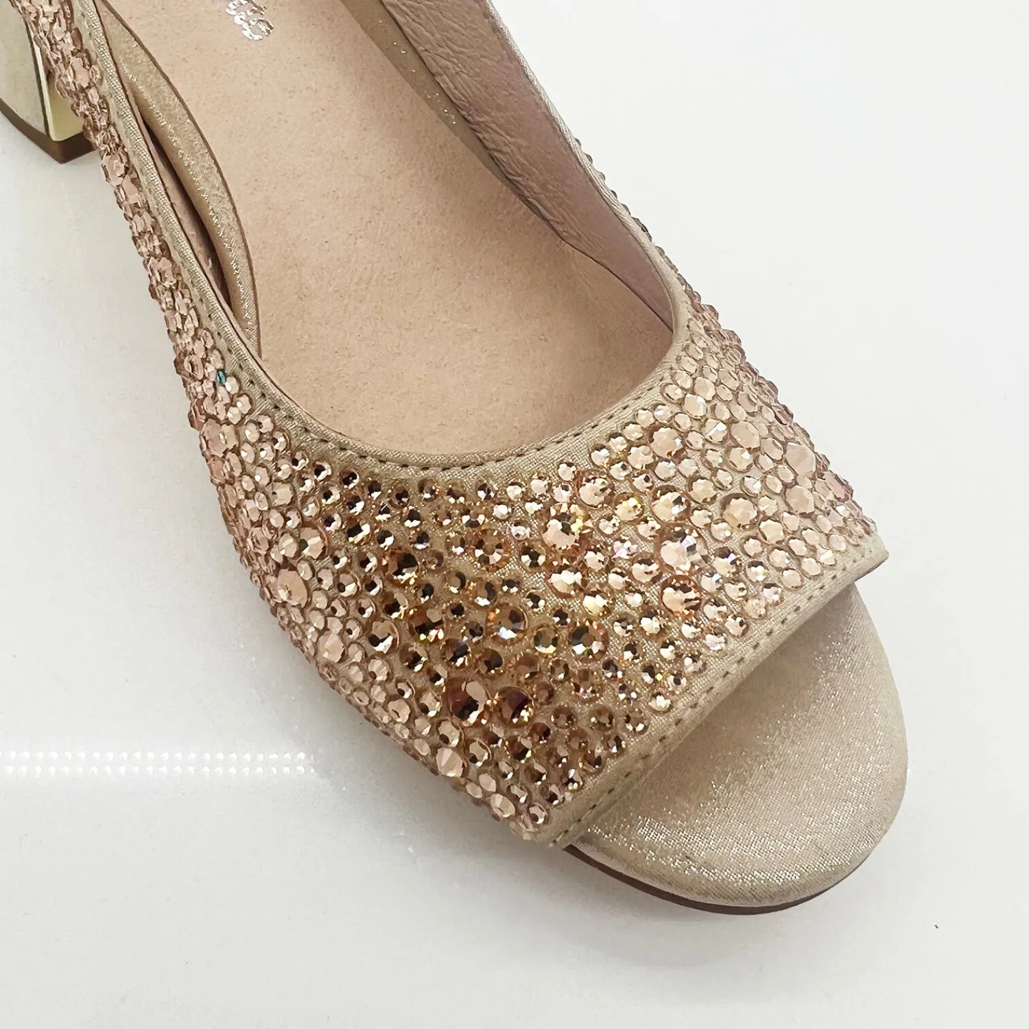 New Gold Jukes Heel - DJ52 Wedding Shoes|Heels