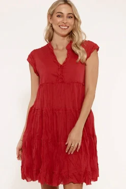 Gwen Dress - Melon - LL16 Dresses