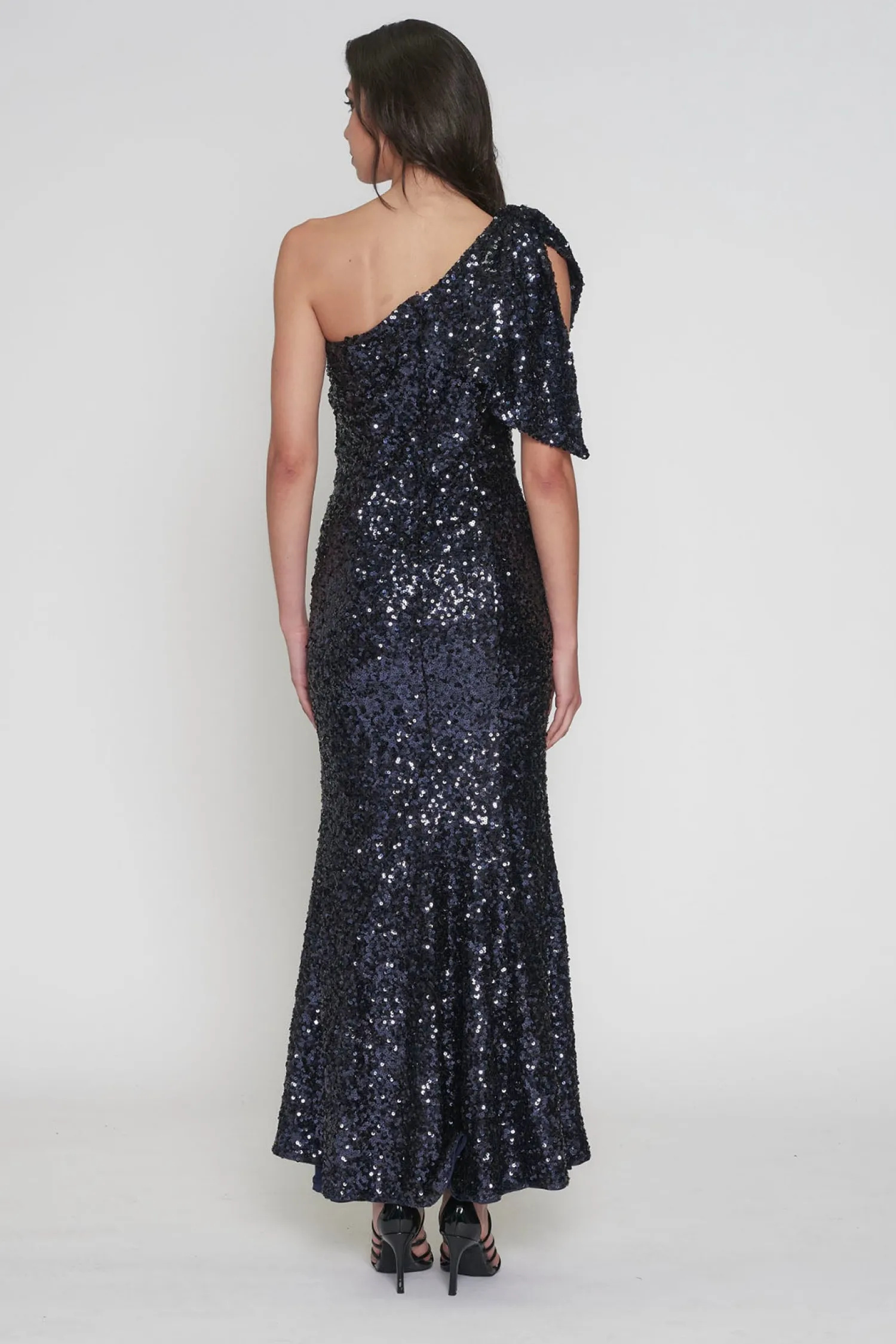 Hot Gwyneth Sequence Dress - Navy - Rom9 Weddings & Events|Dresses