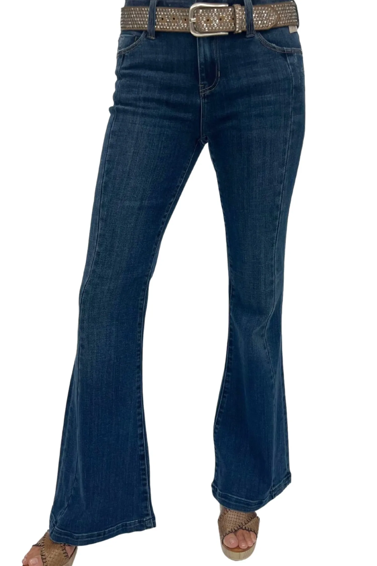 Hannah Flare Jean - Denim - AT1 Women Women's Jeans