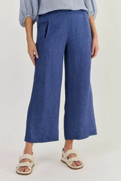 Hayley Pant - Delta - OJ10 Linen Lovers|Ladies Pants