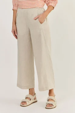 Clearance Hayley Pant -Sand - OJ10 Linen Lovers|Ladies Pants
