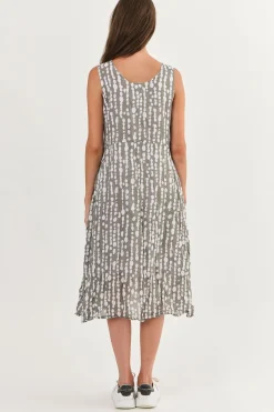 Online Henley Dress - Caviar Pearl - N11 Dresses