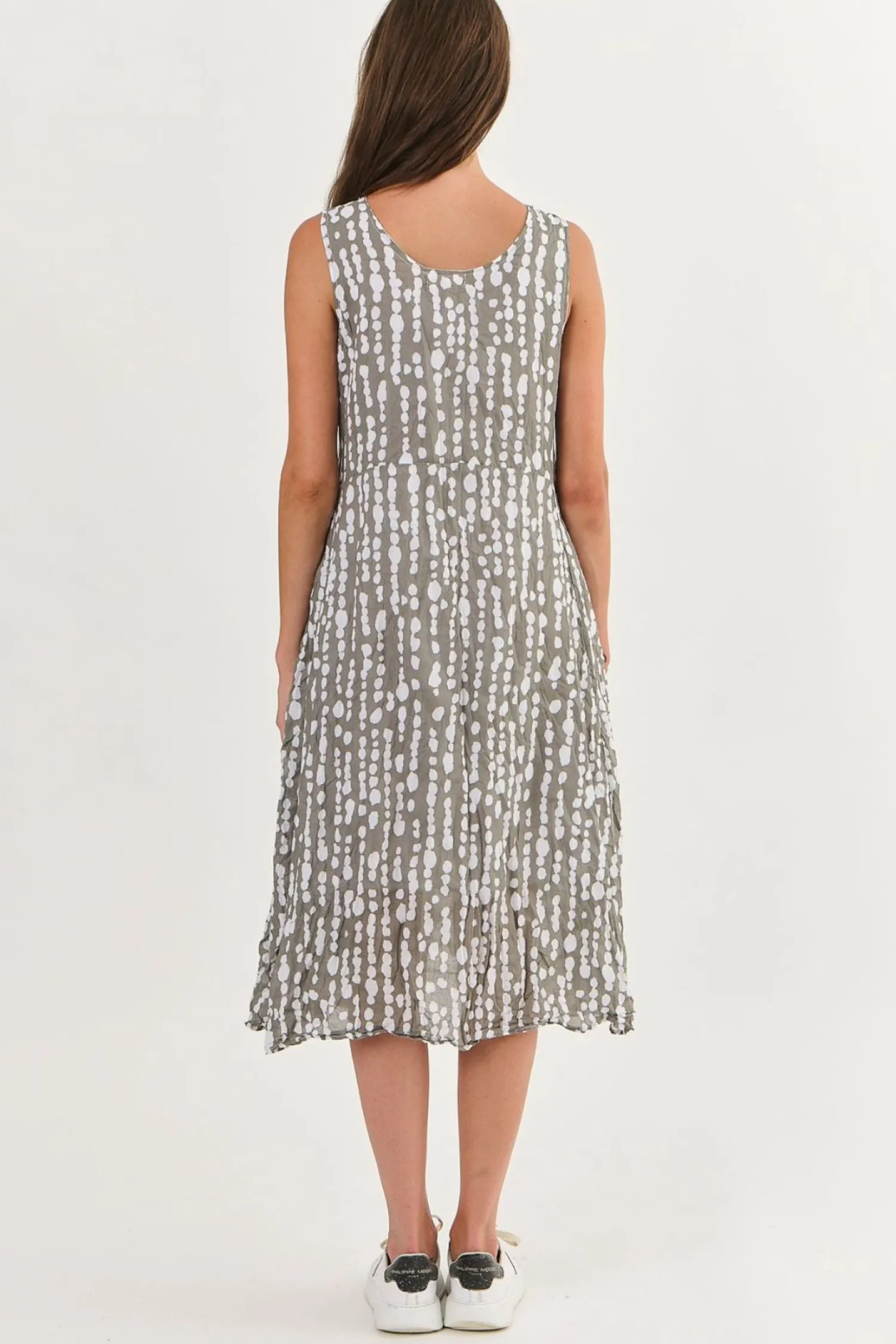 Online Henley Dress - Caviar Pearl - N11 Dresses