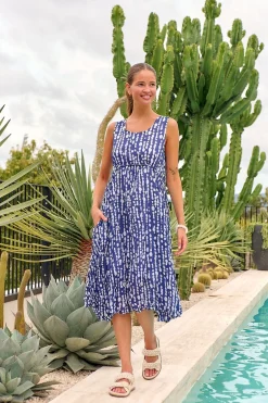Outlet Henley Dress - Freshwater Pearl - N11 Dresses