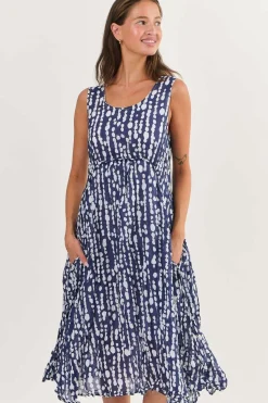 Outlet Henley Dress - Freshwater Pearl - N11 Dresses