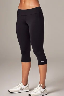 Outlet High Rise 3/4 Leggings - Black - RB2 Activewear