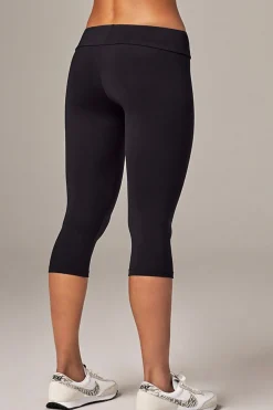 Outlet High Rise 3/4 Leggings - Black - RB2 Activewear