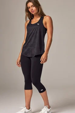 Outlet High Rise 3/4 Leggings - Black - RB2 Activewear