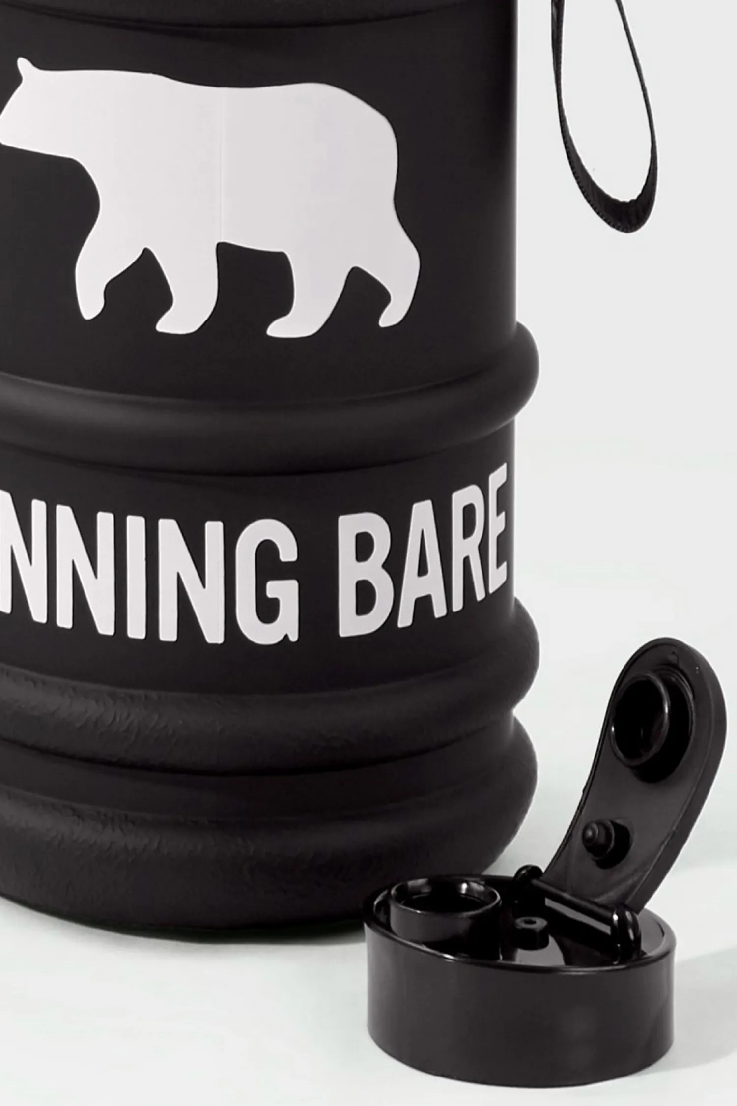 Discount H2O Bear Water Bottle - Black - RB10 Activewear