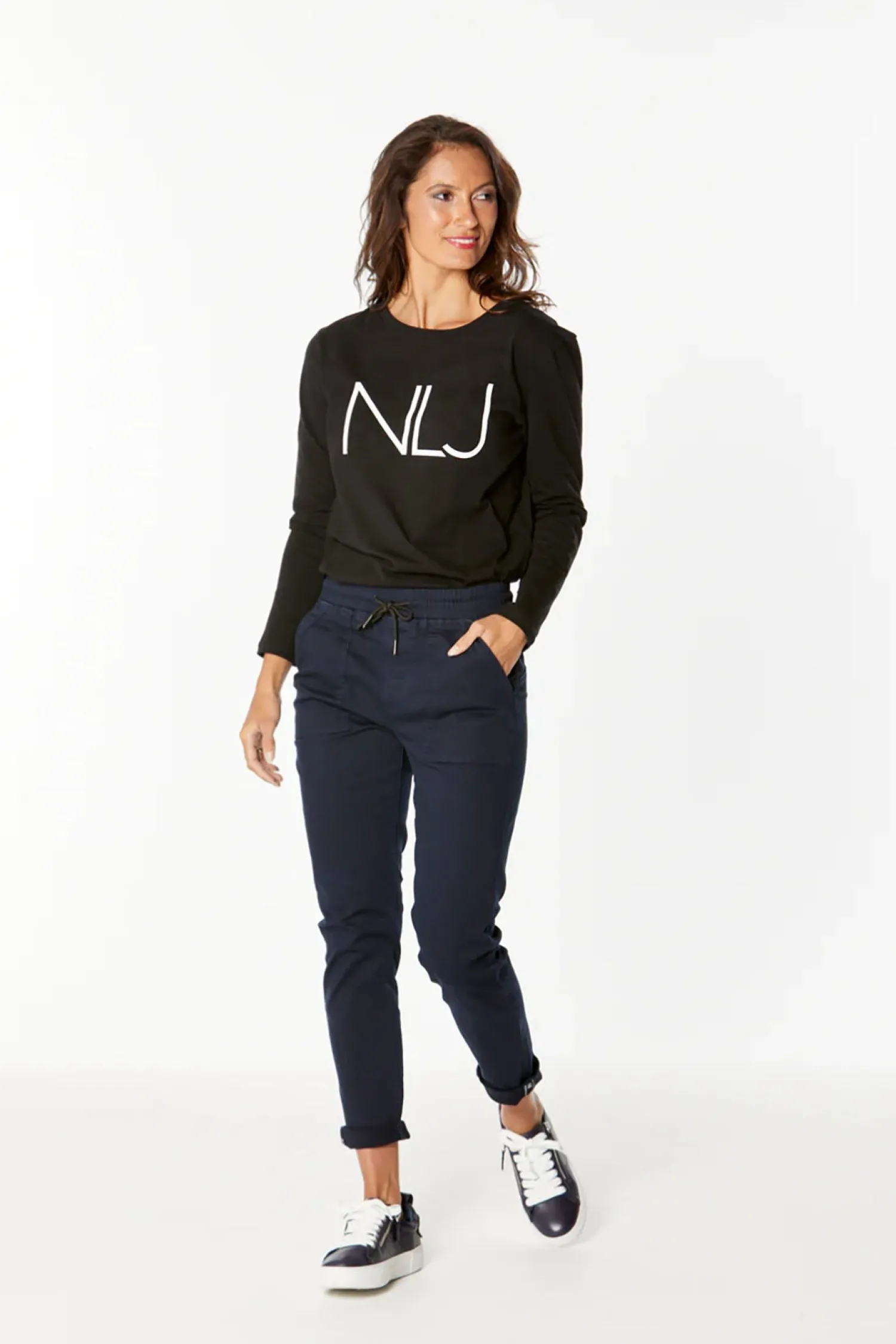 New Hope Jogger - Navy - NLJ18 Women Women's Jeans