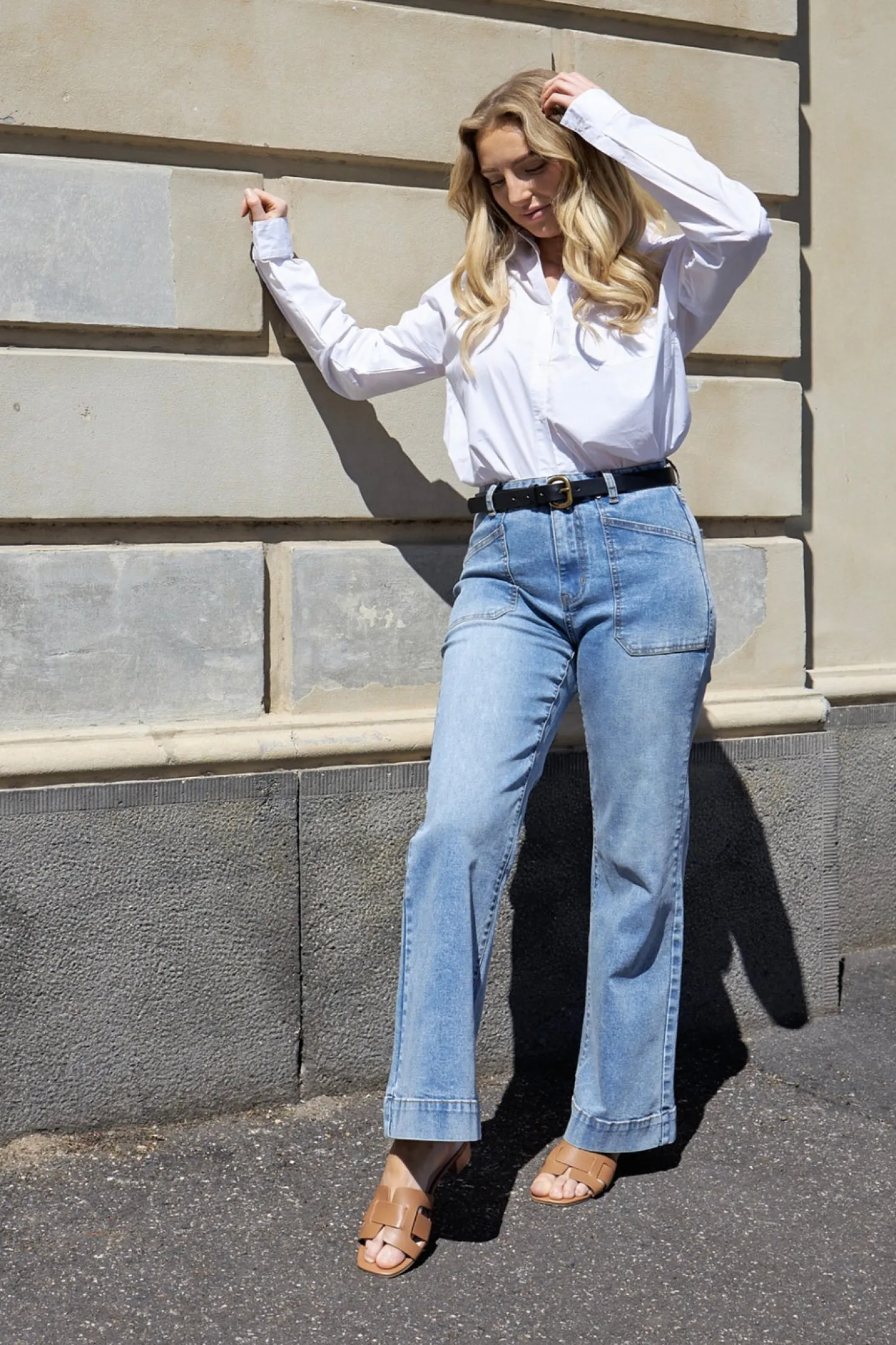 Clearance Jayne Jeans - Vintage Denim - ST1 Women Women's Jeans