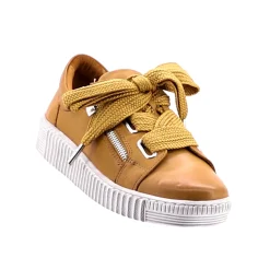 Online Jovi Leather Sneaker - Tan - ES8 Sneakers