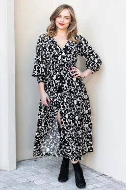 Clearance Justice Maxi - Black - SO14 Dresses