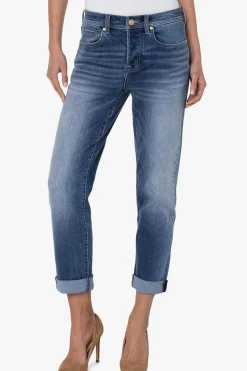 Hot Keeper Boyfriend Rolled Cuff Jean - Hartwell - AT7 Women Women's Jeans