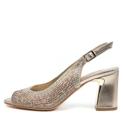 Kerry Heel - New Champagne - DJ6 Wedding Shoes|Heels