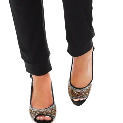 Clearance Kerry Heel - Black - DJ6 Wedding Shoes|Heels