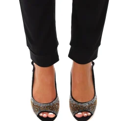 Clearance Kerry Heel - Black - DJ6 Wedding Shoes|Heels