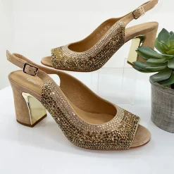 Best Kerry Heel - Caramel Multi - DJ6 Wedding Shoes|Heels