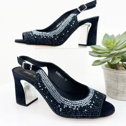 Sale Kerry Heel - Navy - DJ6 Heels|Wedding Shoes