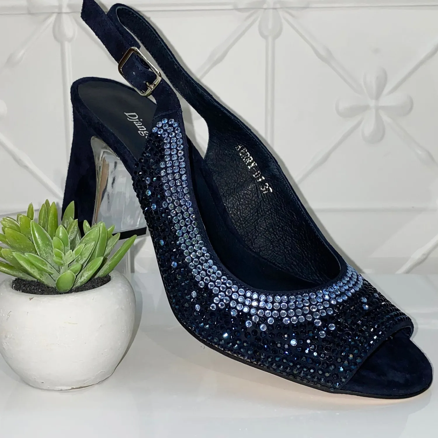 Sale Kerry Heel - Navy - DJ6 Heels|Wedding Shoes