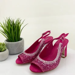 Outlet Kerry Heel - New Fuchsia - DJ6 Wedding Shoes