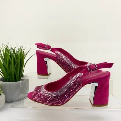 Outlet Kerry Heel - New Fuchsia - DJ6 Wedding Shoes