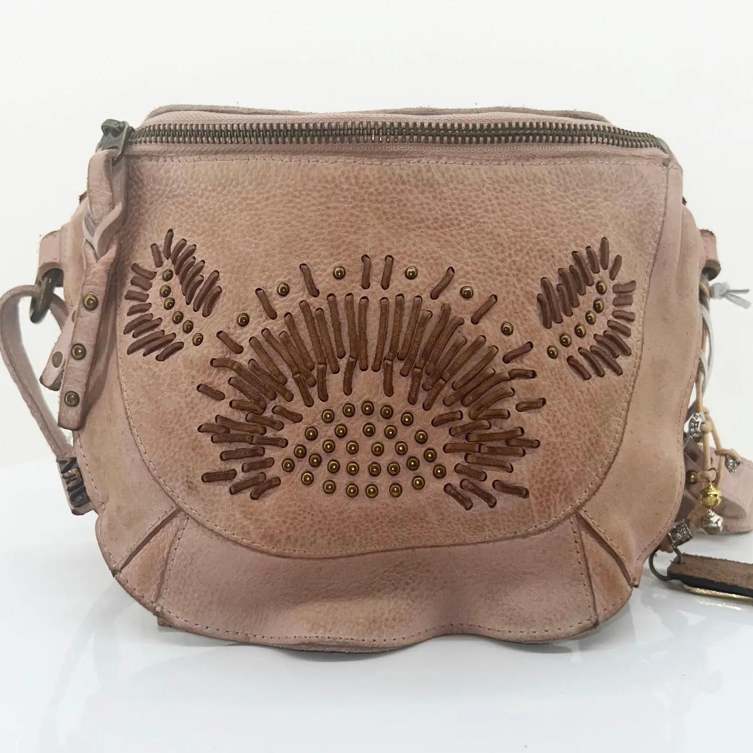 Keya Crossbody Bag - Blush - AV4 Handbags