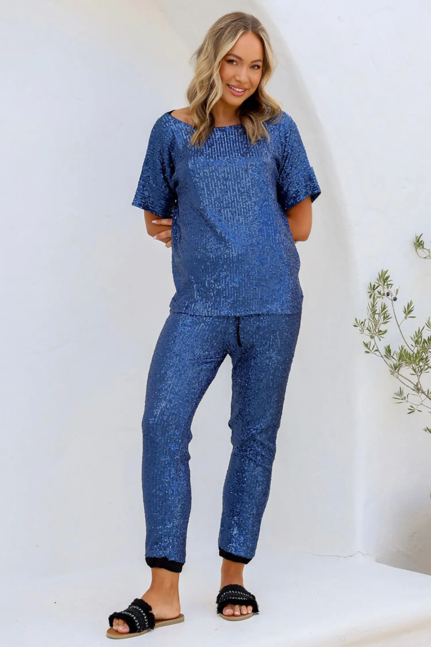 La Serata Top - Navy - FA12 Shirts & Tops