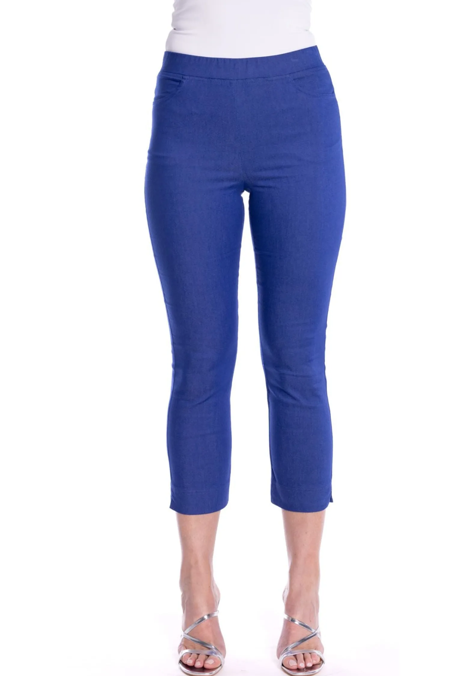 Outlet Lina 7/8 Pull on Pant - Sapphire - CL1 Ladies Pants