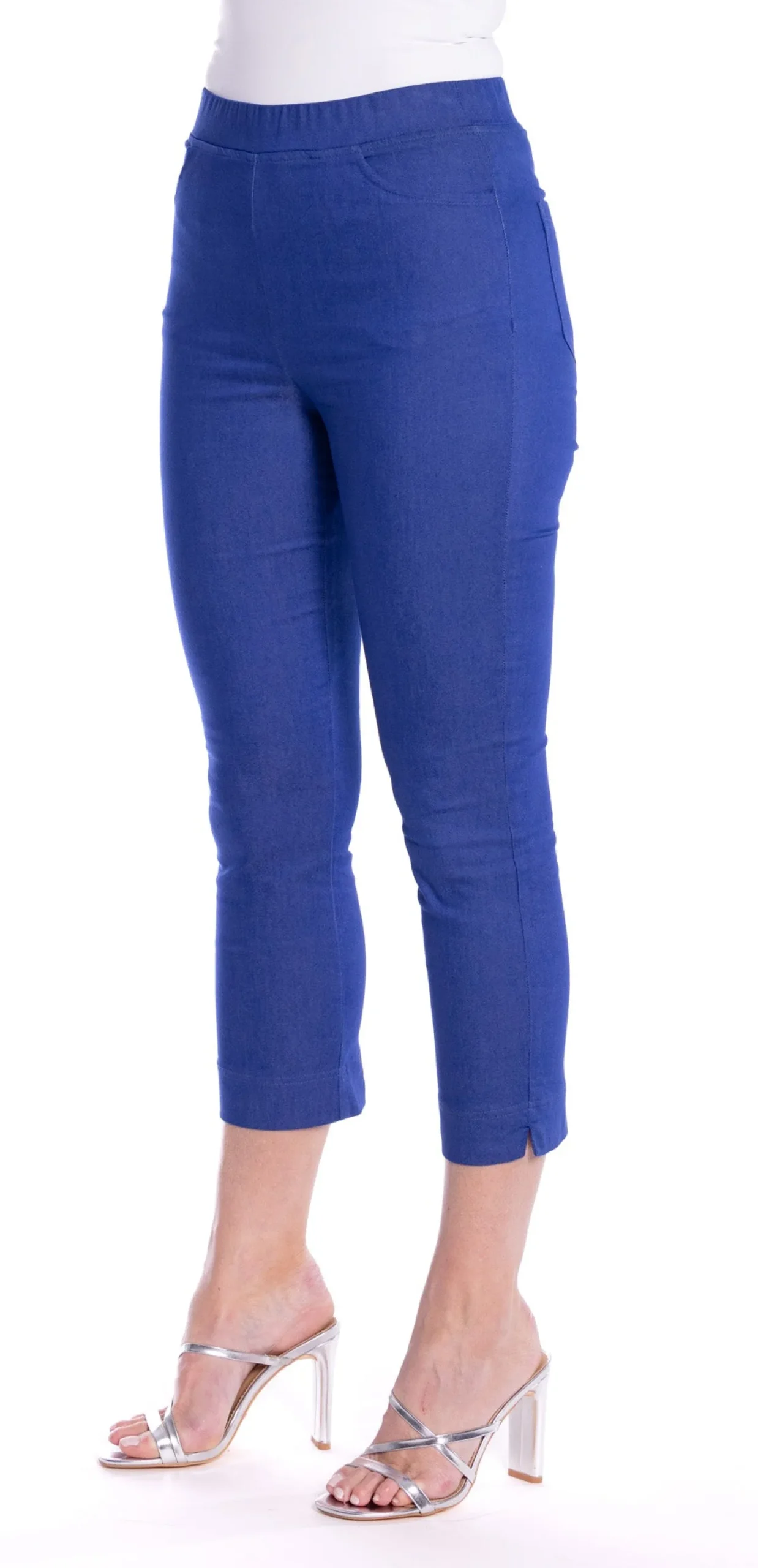 Outlet Lina 7/8 Pull on Pant - Sapphire - CL1 Ladies Pants