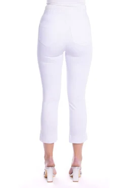 Discount Lina 7/8 Pull on Pant - White - CL1 Women Women's Jeans