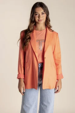 Online Linen Blazer - Mango - TT10 Linen Lovers|Coats & Jackets