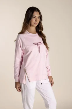 Discount Logo Sweater - Pale Pink - TT17 Jumpers & Knitwear