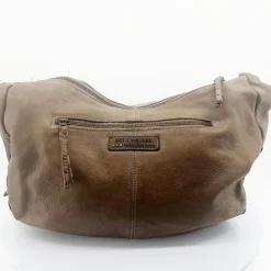 Clearance Lotus Hobo Bag - Taupe - AV7 Handbags