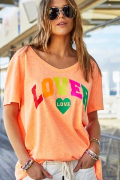 Best Lover Tee - Orange - HC4 Shirts & Tops