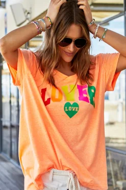 Best Lover Tee - Orange - HC4 Shirts & Tops