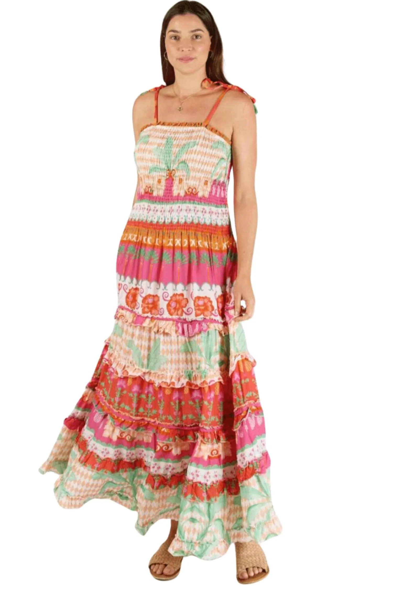 Merida Sundress - Melon - LS10 Dresses