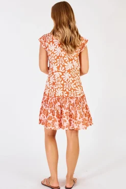 Online Mia Dress - Apricot - LL9 Dresses