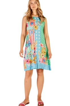 New Miranda Swing Dress - Sea - LL25 Dresses