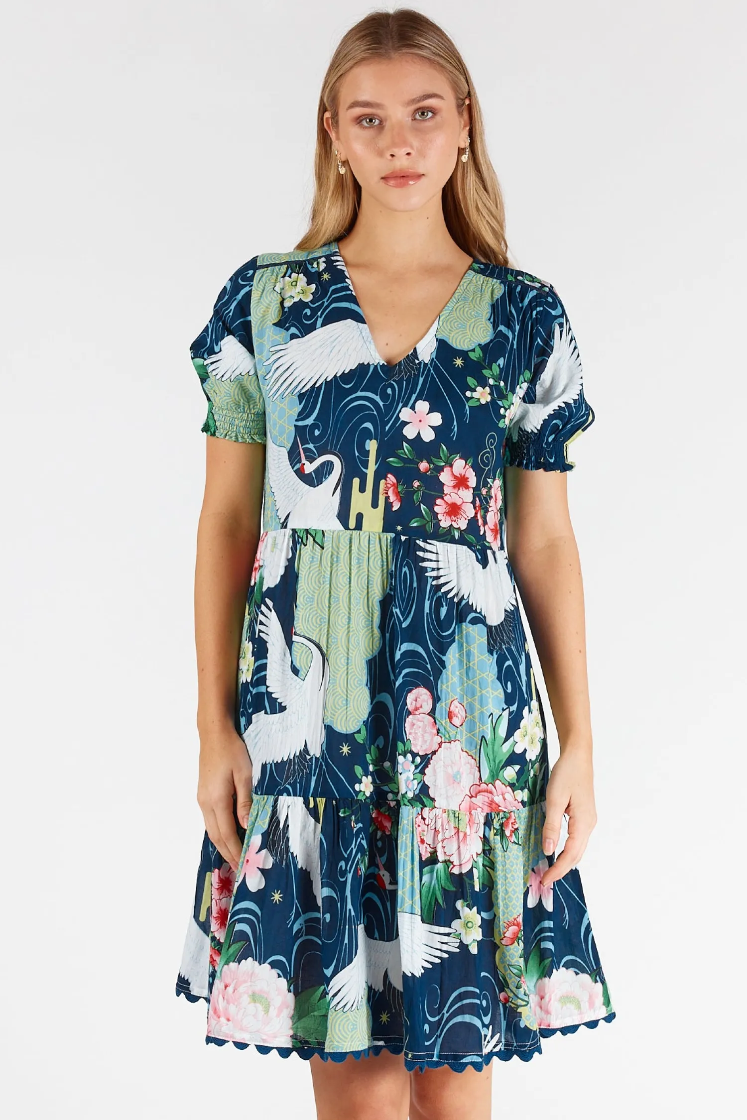 Discount Mitzuki Dress - Navy - LL42 Dresses