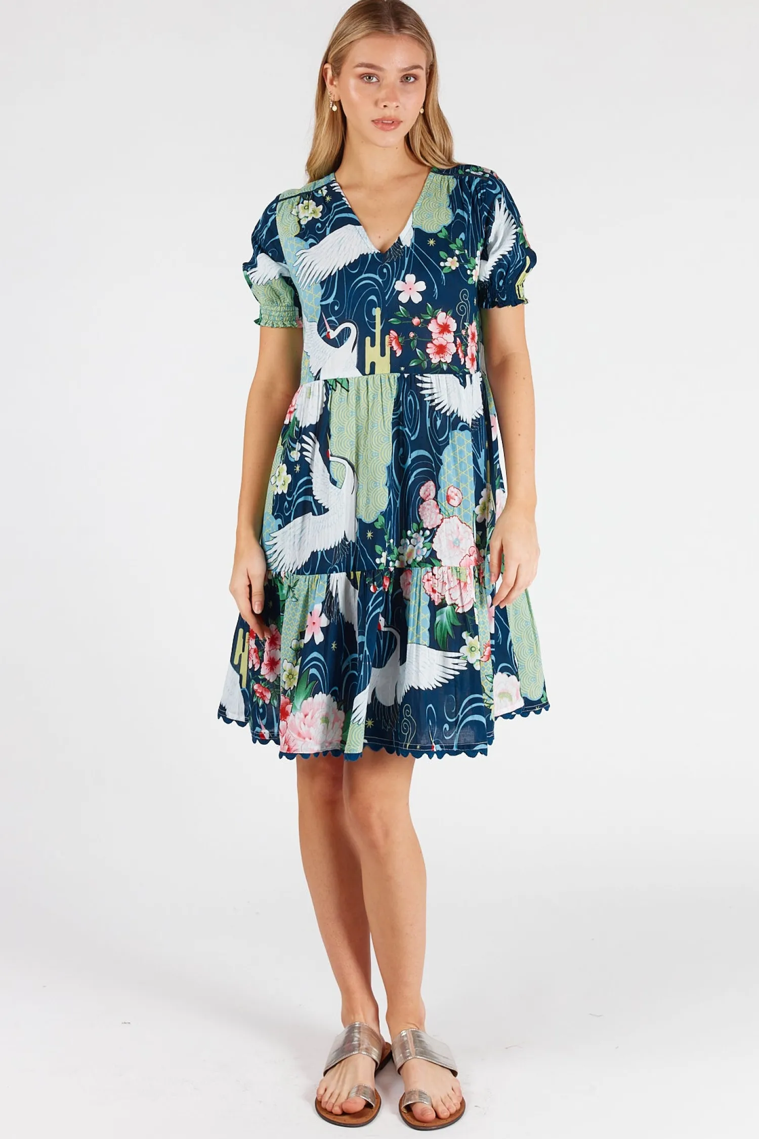 Discount Mitzuki Dress - Navy - LL42 Dresses