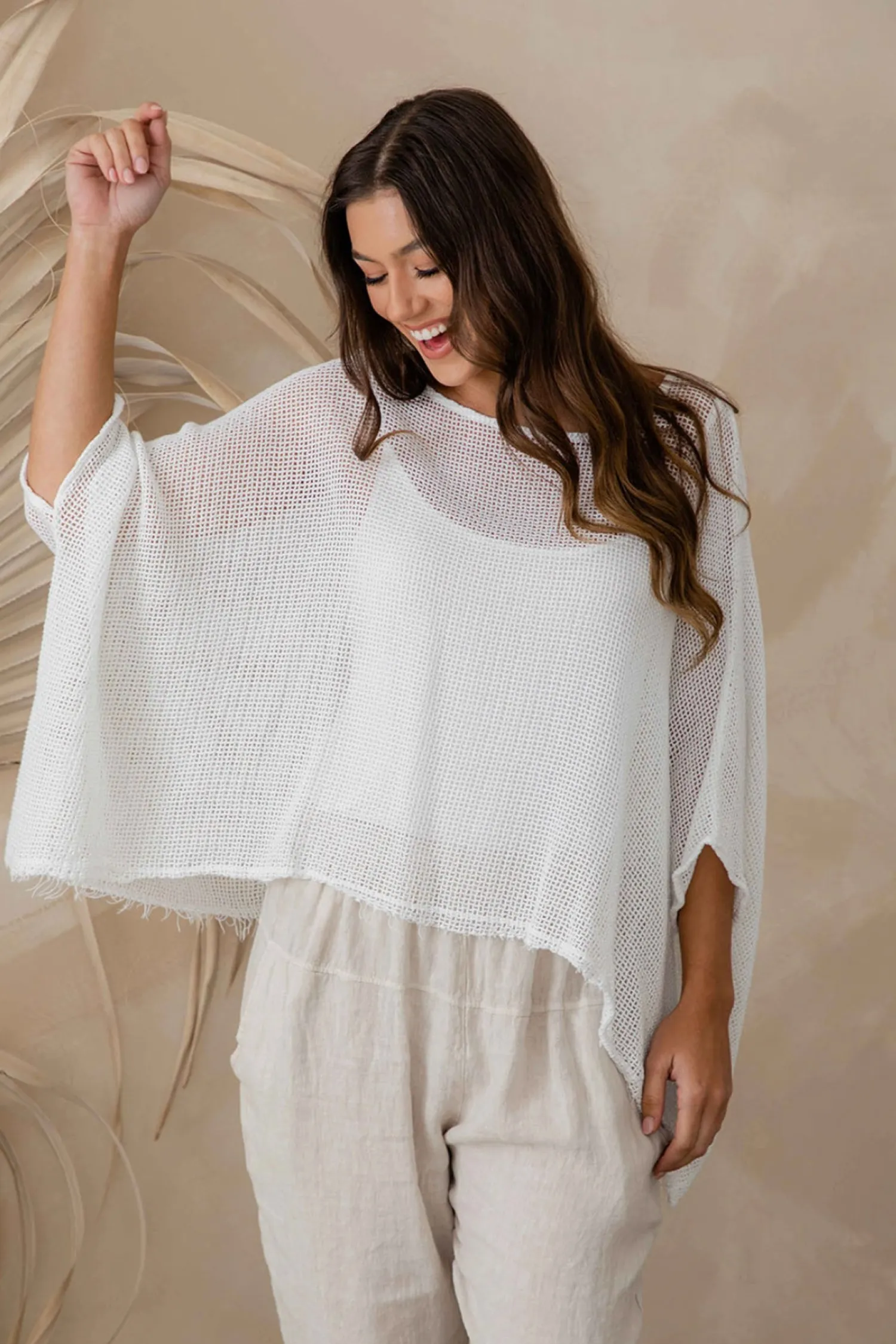 Clearance Modena Top - White - IC29 Shirts & Tops