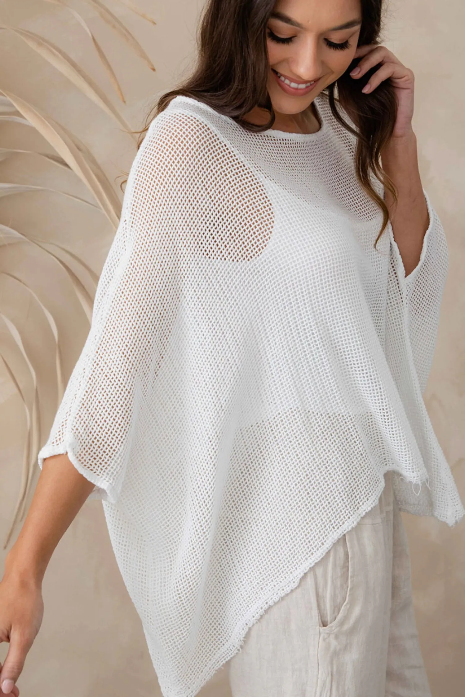 Clearance Modena Top - White - IC29 Shirts & Tops