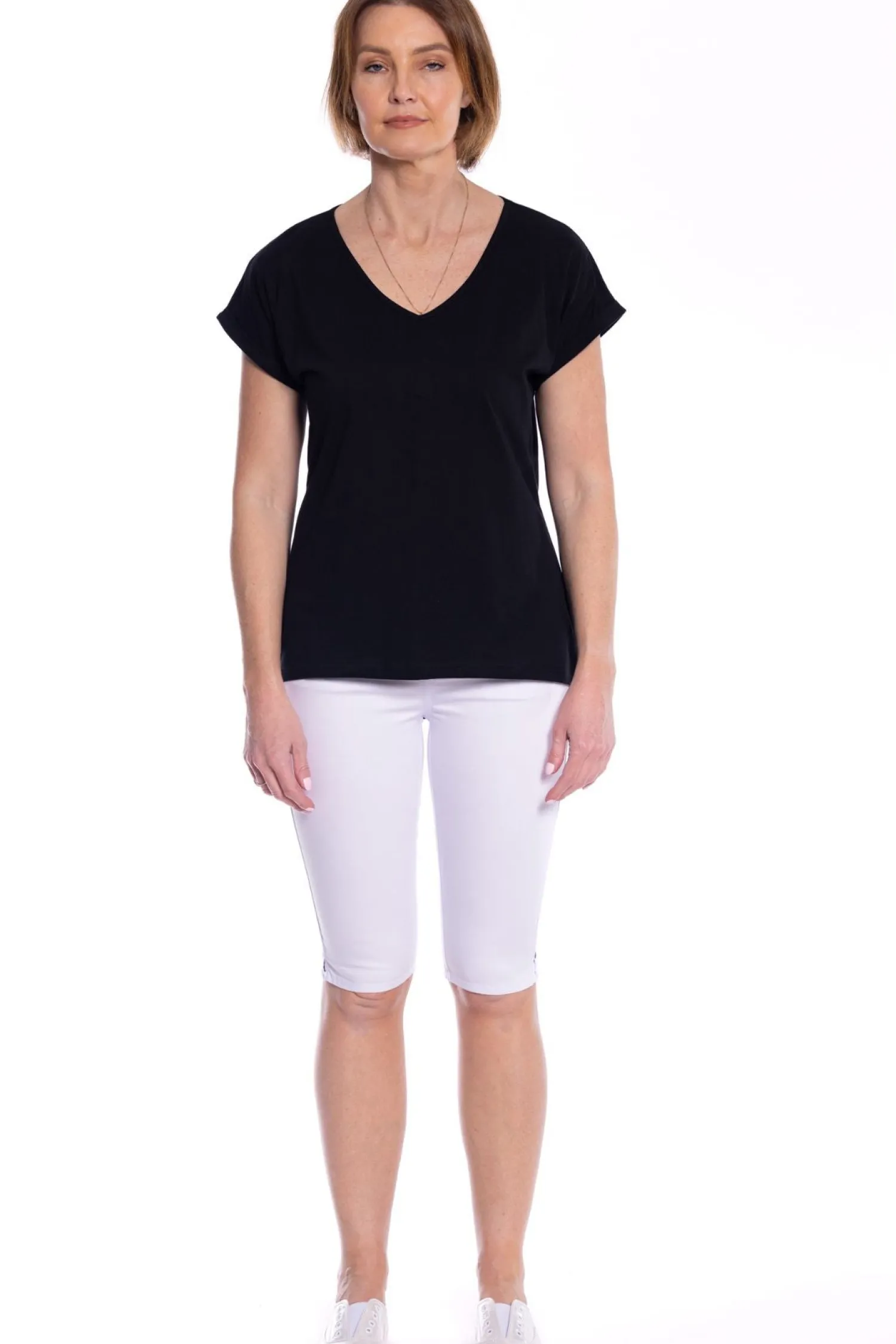 Discount Natasha Tee - Black - CL9 Shirts & Tops