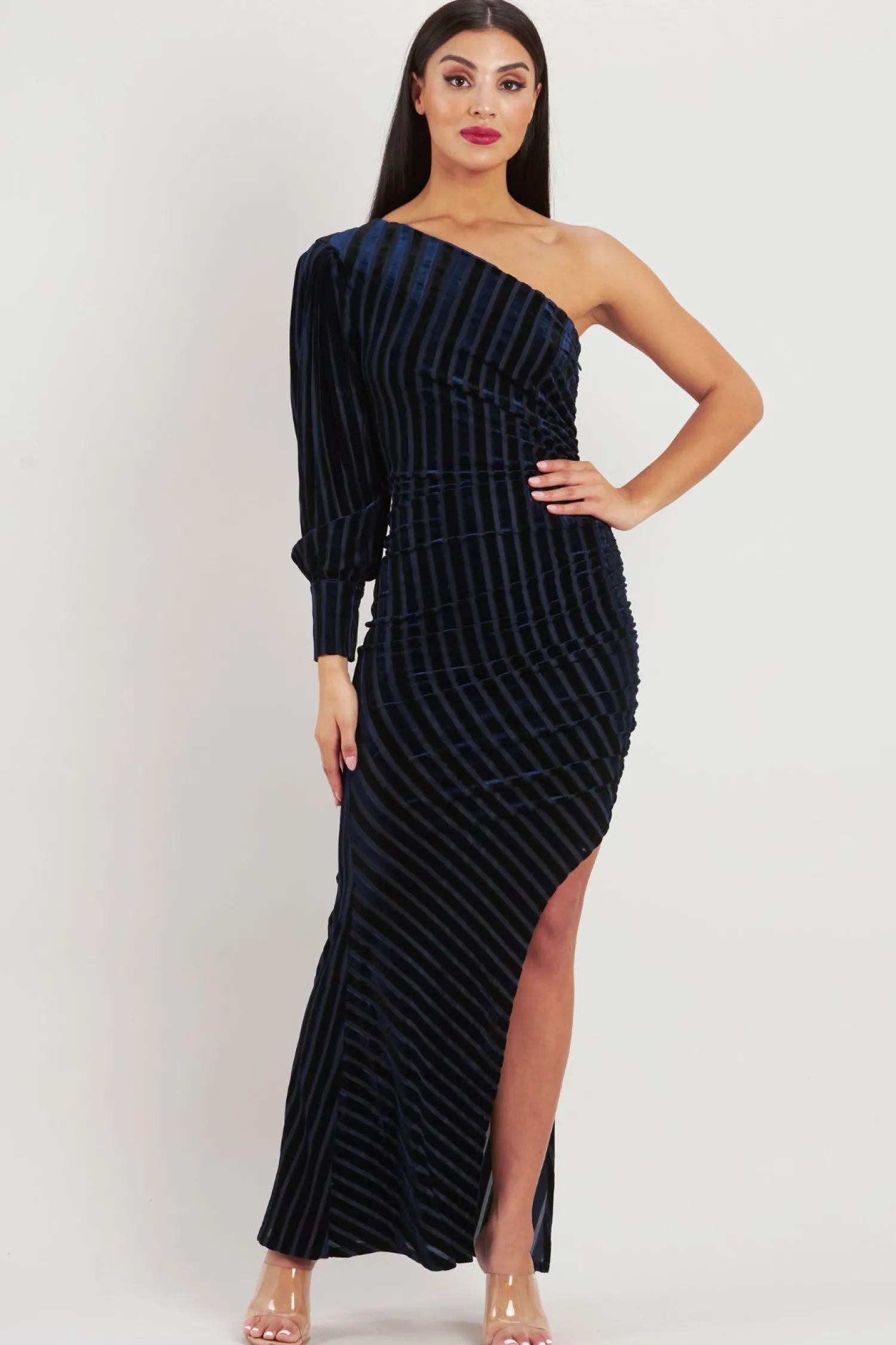 Discount Navy Addison Maxi - ROM3 Weddings & Events